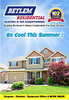 Betlem Spring 2025 Rochester Furnace - Heating Savings Mailer Cover